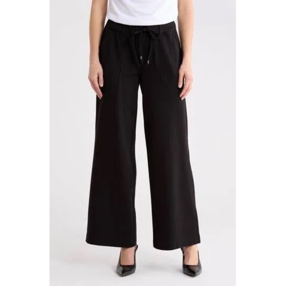 Democracy "All Leisure" High Rise Wide Leg‎ Black Pants Size Small New With Tags
